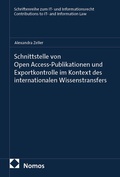 Cover: Schnittstelle von Open Access-Publikationen und Exportkontrolle im Kontext des internationalen Wissenstransfers - Nomos
