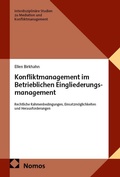 Cover: Konfliktmanagement im Betrieblichen Eingliederungsmanagement - Nomos