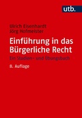 Cover: Einf&uuml;hrung in das B&uuml;rgerliche Recht - UTB
