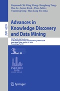 Cover: Advances in Knowledge Discovery and Data Mining - Springer