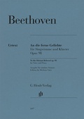 Cover: Ludwig van Beethoven - An die ferne Geliebte op. 98 f&uuml;r Singstimme und Klavier - Henle, G&uuml;nter