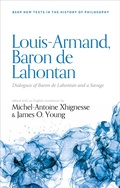 Cover: Louis-Armand, Baron de Lahontan: Dialogues of Baron de Lahontan and a Savage - Oxford University Press