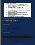 Cover: FBI Sentinel Gold User Guide - Nimble Ultra