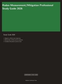 Enlarge image Cover: Radon Measurement/Mitigation Professional Study Guide 2026 - Meridian Certification Press