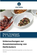 Cover: Untersuchungen zur Zusammensetzung von Heilkraeutern - Verlag Unser Wissen