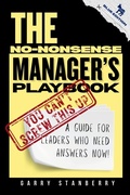 Cover: The No-Nonsense Manager's Playbook Blue America Edition - Stanberry Books LLC