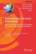 Cover: Information Security Education: Educational Strategies for Developing the Future Cybersecurity Workforce - Springer