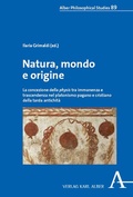 Cover: Natura, mondo e origine - Karl Alber Verlag