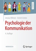 Cover: Psychologie der Kommunikation - Springer