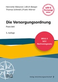 Cover: Die Versorgungsordnung - VVW Verlag Versicherungswirtschaft