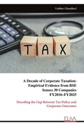 Cover: A Decade of Corporate Taxation - Eliva Press