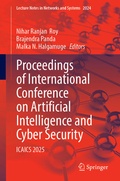 Cover: Proceedings of International Conference on Artificial Intelligence and Cyber Security - Springer