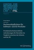 Cover: Nachmarktpflichten f&uuml;r Software- und KI-Produkte - EIZ Publishing