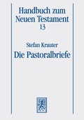 Cover: Die Pastoralbriefe - Mohr Siebeck