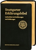 Cover: Stuttgarter Erkl&auml;rungsbibel. Kompaktausgabe Ledereinband mit Goldschnitt - Deutsche Bibelgesellschaft