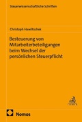 Cover: Besteuerung von Mitarbeiterbeteiligungen beim Wechsel der pers&ouml;nlichen Steuerpflicht - Nomos