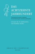 Cover: Das achtzehnte Jahrhundert - Wallstein