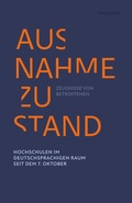 Cover: Ausnahmezustand - Wallstein