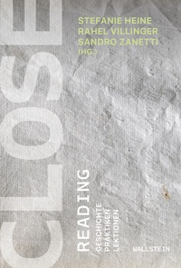 Enlarge image Cover: Close Reading - Wallstein