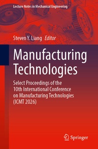 Enlarge image Cover: Manufacturing Technologies - Springer