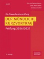 Cover: Der mündliche Kurzvortrag - Schäffer-Poeschel
