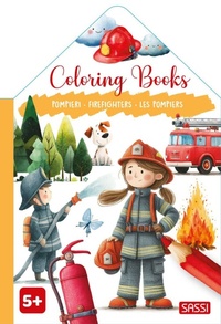 Enlarge image Cover: Colouring Books. Firefighters - Sassi