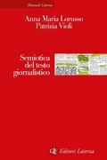 Cover: Semiotica del testo giornalistico - Manuali Laterza;Laterza