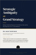 Cover: Strategic Ambiguity as Grand Strategy - Institute of Geo-Strategic Studies