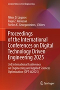 Cover: Proceedings of the International Conferences on Digital Technology Driven Engineering 2025 - Springer