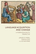 Cover: Language Acquisition and Change - Edinburgh University Press