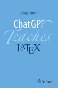 Cover: ChatGPT Teaches LaTeX - Springer