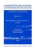 Cover: The Mousterian of Klissoura Cave 1, Greece - Habelt, R