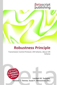 Enlarge image Cover: Robustness Principle - Omniscriptum
