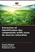 Cover: Extraction et identification des composants actifs issus de sources naturelles - Editions Notre Savoir