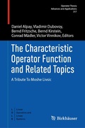 Cover: The Characteristic Operator Function and Related Topics - Birkh&auml;user