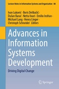 Cover: Advances in Information Systems Development - Springer