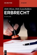Cover: Erbrecht - De Gruyter
