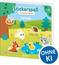 Cover: Stickerspa&szlig; f&uuml;r kleine H&auml;nde - Tierkinder - Loewe