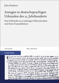 Cover: Arengen in deutschsprachigen Urkunden des 13. Jahrhunderts - Hirzel