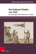 Cover: Der Krakauer Frieden von 1525 - Brill Deutschland