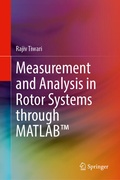 Cover: Measurement and Analysis in Rotor Systems through MATLABT - Springer
