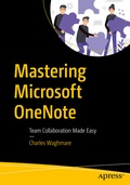 Cover: Mastering Microsoft OneNote - APress