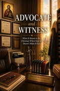 Cover: Advocate and Witness - William G. Boundroukas
