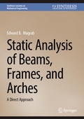 Cover: Static Analysis of Beams, Frames, and Arches - Springer