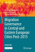 Cover: Migration Governance in Central and Eastern European Cities Post-2015 - Springer