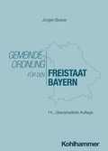 Cover: Gemeindeordnung f&uuml;r den Freistaat Bayern - Kohlhammer