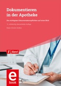 Bild: Dokumentieren in der Apotheke - Avoxa - Mediengruppe Deutscher Apotheker