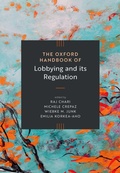 Cover: The Oxford Handbook of Lobbying and its Regulation - Oxford University Press