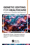 Cover: Genetic Editing for Healthcare - Apple Academic Press Inc.