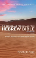 Cover: The Genres and Formulas of the Hebrew Bible: A Glossary, Volume 1 - Cascade Books